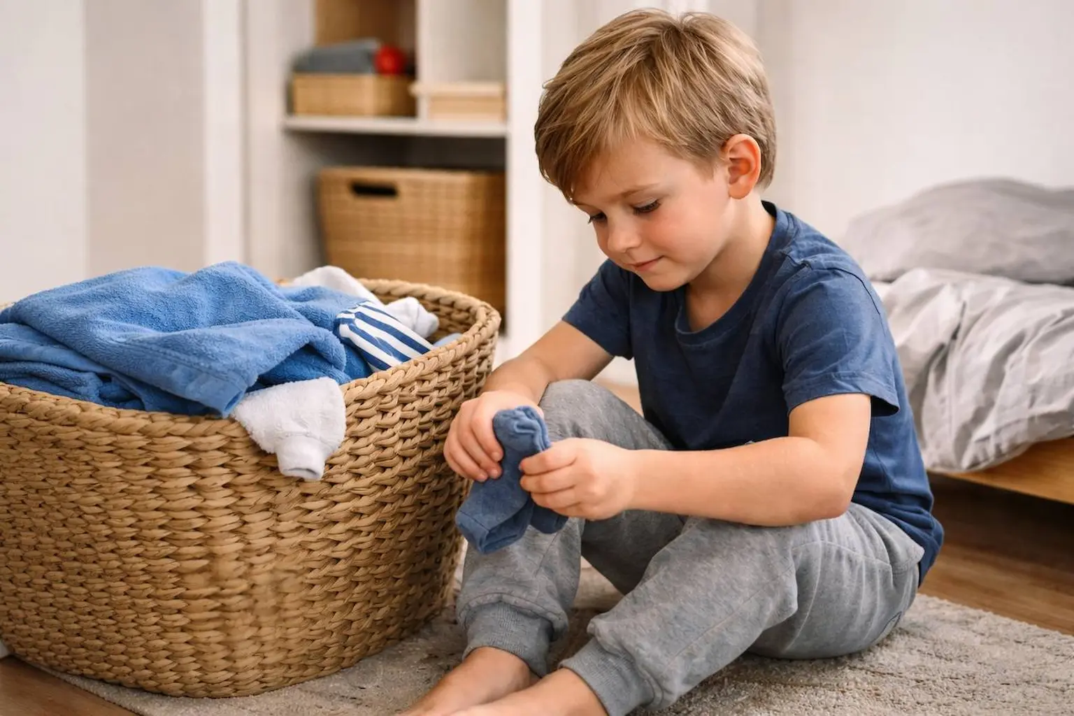 photo of independent child